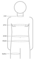 Postoperativni elastični muški steznik - prsluk s rulkavima VOE 5017